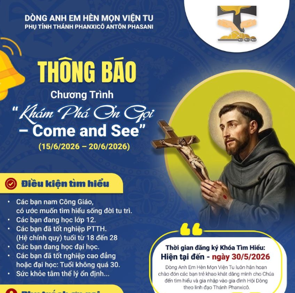 THÔNG BÁO TUYỂN SINH ƠN GỌI NĂM 2026